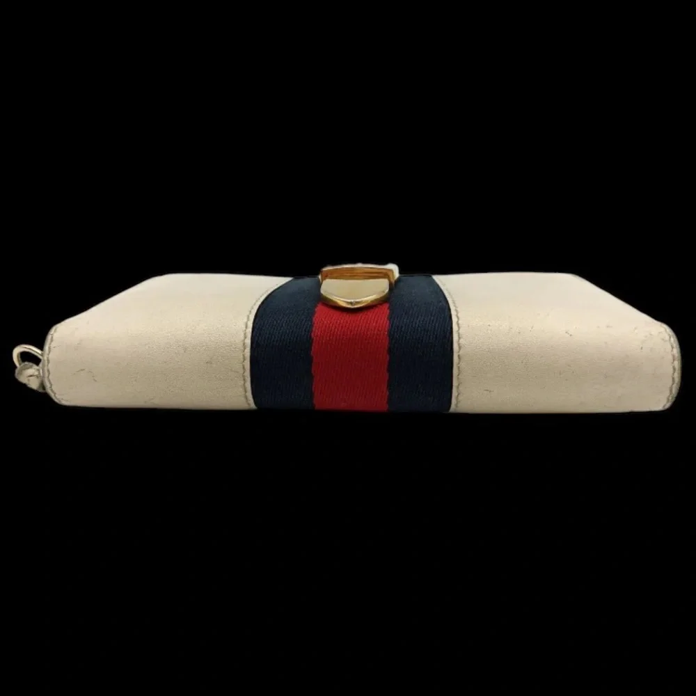 Gucci Sylvie Leather Zip Around Zippy Wallet - Picture 7 of 10